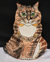 Adorable Ceramic Cats by Nina Vase " Tall