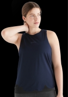 New Size Large Women's NO BULL Deltapeak Micro Textured Tank Top (Navy) - Retails $61