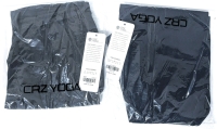 2 New Pieces Size Large CRZ YOGA : Yoga Shorts (Ink Grey #9) & Yoga Leggings (Twilight Blue #3)