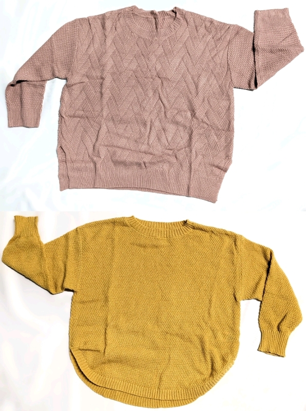 2 New Size 2XL Women's Knitted Sweaters