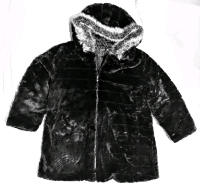 New Size 2XL Women's Super Soft Faux Fur Winter Coat With Attached Hood