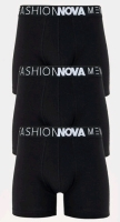 New Size MED Men's NOVA MEN FN Boxer Brief 3-Pack (Black)