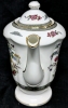 PARAGON "Tree of Kashmir" Fine Bone China Coffee Pot, 7.5" Tall, No Chips or Cracks, Small Fleabite Can Be Felt On Lid Rim - 2