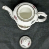 PARAGON "Tree of Kashmir" Fine Bone China Coffee Pot, 7.5" Tall, No Chips or Cracks, Small Fleabite Can Be Felt On Lid Rim - 5