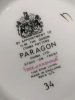 PARAGON "Tree of Kashmir" Fine Bone China Coffee Pot, 7.5" Tall, No Chips or Cracks, Small Fleabite Can Be Felt On Lid Rim - 7
