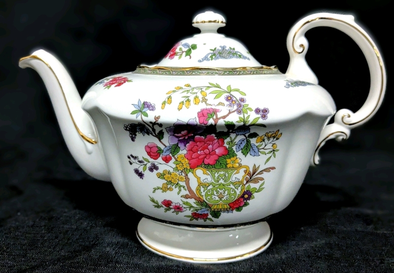PARAGON "Tree of Kashmir" Large Fine Bone China Tea Pot - 5" Tall