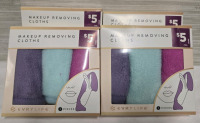 4 New | Sets of 3 Makeup Removing Clothes