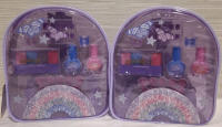 2 New Mood Joy Beauty & Style Backpacks | Each Bag Includes- Beauty Kit | Measurements- 9" X 8" each bag