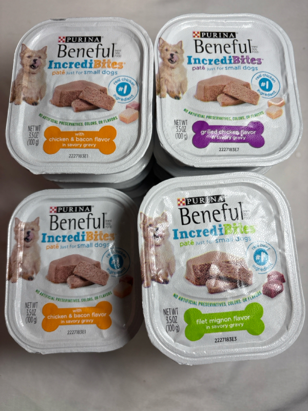 19 New Purina Beneful Incredibites For Small Dogs in 3 Different Flavours | Net WT 3.5 OZ each