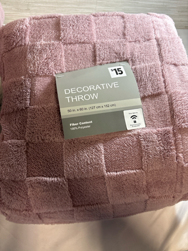 Decorative Throw measures 50"*60" | Fibre Content