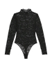 New Size Small Ladies VICTORIA'S SECRET Lace Long-Sleeve Bodysuit, Black | Retails $82.95!