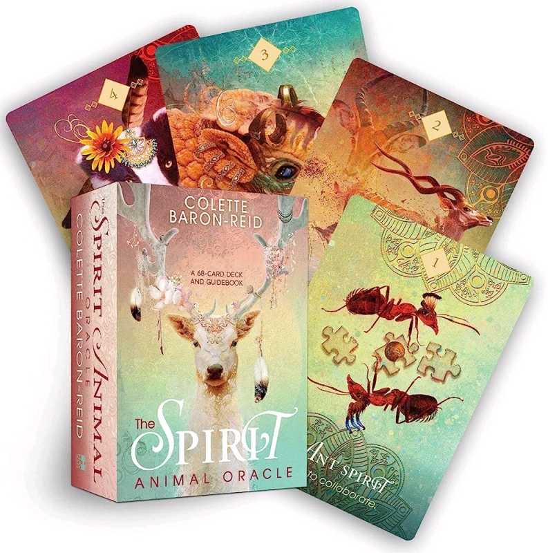 New THE SPIRIT ANIMAL ORACLE (68 Card Deck and Guidebook)