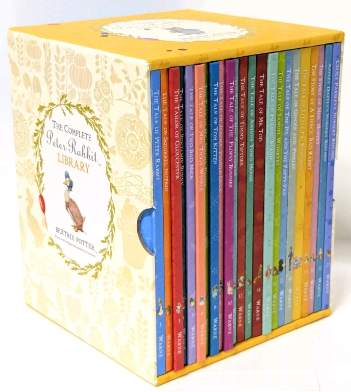 The Complete PETER RABBIT Beatriz Potter Hardcover Library: All 23 Books!