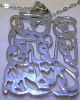 Sterling Silver Chain with Arabic Love Poem Pendant in Light-Up Jewelry Case - 3