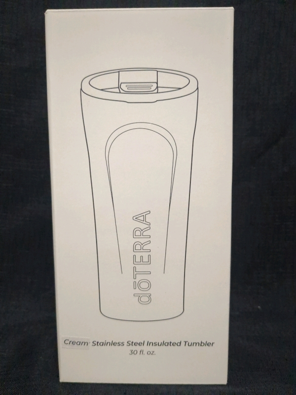 New In Box dōTERRA Stainless Steel Insulated Tumbler 30 fl oz Approx 9 Inches Tall
