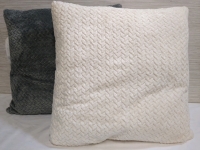 2 New Snuggleville Textured Plush Pillow | 20*20