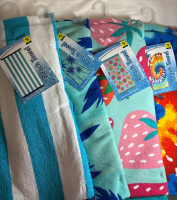 4 New Assorted Beach Towels | 28"*58" |