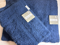 2 New Spa Luxe Bath Rug | 20"*48" | 100% Cotton Pile