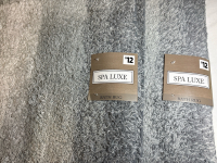 2 New Spa Luxe Bath Rug | 20"*48" | 100% Cotton Pile