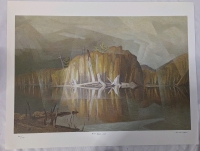 Print of A.J.Casson's (Group of Seven) Mist - Rain - Sun. 26" by 20". 201/777