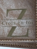 5 New Personalized (French) PU Leather Wallets : 4 Bifold Men's Wallets, 1 Trifold Women's Wallet - 4.75" &times; 3.6" - 6