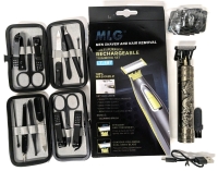 2 New 7-Piece Travel Grooming Kits in Cases, New in Box MLG Men's Shaver / Trimming Set & Vintage T9 Rechargeable Professional Trimmer