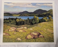 Print of A.J.Casson's (Group of Seven) Haliburton. 24" by 20". 34/199