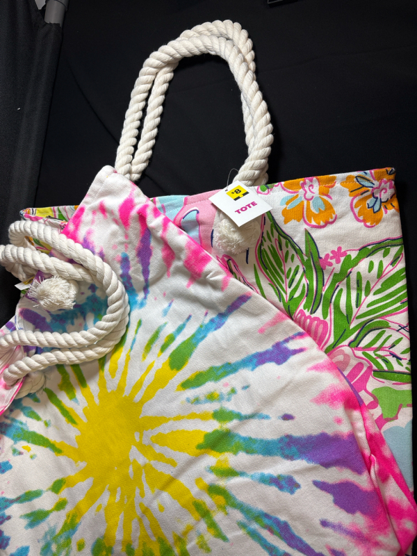2 New Large Tote Bag with Zipper | 19"*17"