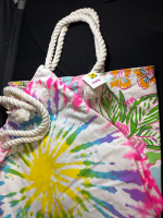 2 New Large Tote Bag with Zipper | 19"*17"