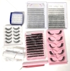 2 New Sets of False Eyelashes, 3 Sets Eyelash Extensions, 35 New Acrylic Post Body Piercings (Straight), Metal Application Tweezers, Bond + Seal, & Battery-Powered Facial Hair Remover (Requires 1 AA battery)