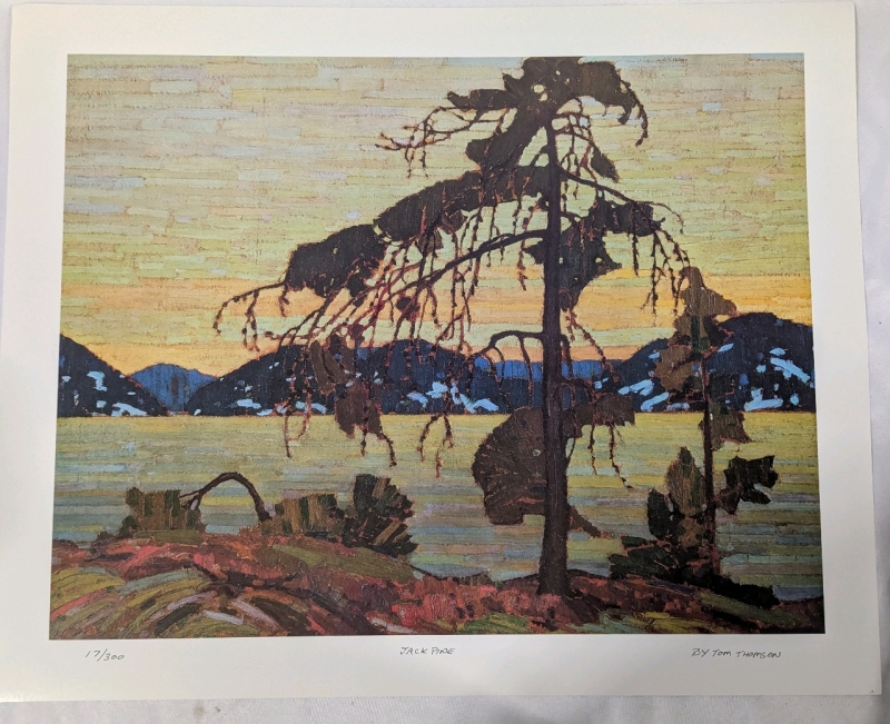 Print of Tom Thomson's "Jack Pine". 20" by 24". 17/300