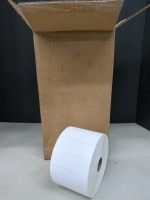 New Box of 4 Rolls Sticky Labels 3x1 inches 2750 Labels per Roll