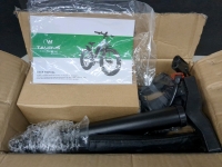 New In Box Taurus 26 Inch Electric Bike Parts Includes Pump, Pedals, and Reflectors