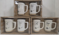 3 New Sets | Bee Themed Dishwasher Safe Salt and Pepper Shakers | Measures 4" Ea. Shaker