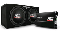 New In Box MTX Audio Terminator TNP212D2 Dual 12 Inch Subwoofer Enclosure & Amplifier Retails Over $500