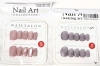 7 New Sets of False Nails, 4 Prep Sets (Emery Board, Alcohol, Glue), 2 Sets of Tiny Nail Art Findings / Decorations - 4