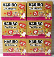 6 New Boxes of Haribo Goldbear Gummi Candies (287.5g Each, Best Before November 2025)