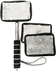 4 New Telescoping Car Cleaning Tools : 2&times; Windshield Wipers With Replaceable Pads & 2&times; Side Mirror Wipers - Start between 8.75" - 13" Long - 2