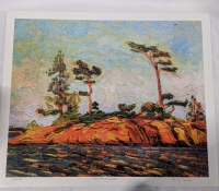 Print of Tom Thomson's "Split Rock Island". 20" by 24". 11/99 AP