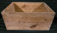Vintage National Groceries Ltd. Wood Crate / Box , 20"&times;13.5"&times;10"