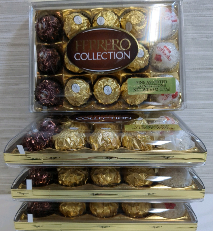 4 New Boxes Ferrero Rocher Collection of Assorted Chocolates BB May 13 2025