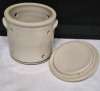 Forks Road Pottery Garlic Canister 5.5" Tall & 4.5" Diameter - 2