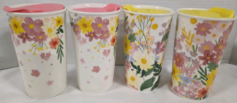 4 New | 473mL Tall To Go Coffee Mug