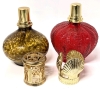 2 Gorgeous Art Glass Berger Fragrance Oil Bottles With New Wicks - Up to 5.75" Tall - 2