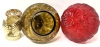 2 Gorgeous Art Glass Berger Fragrance Oil Bottles With New Wicks - Up to 5.75" Tall - 5