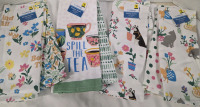 8 New | Spring Themed Kitchen Towels | Measures 15" x 25" ea.