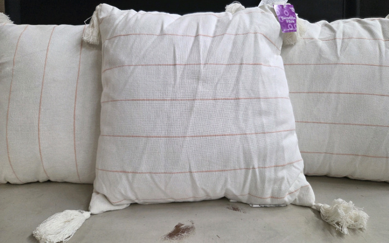 3 New | 17" Decorative Throw Pillows