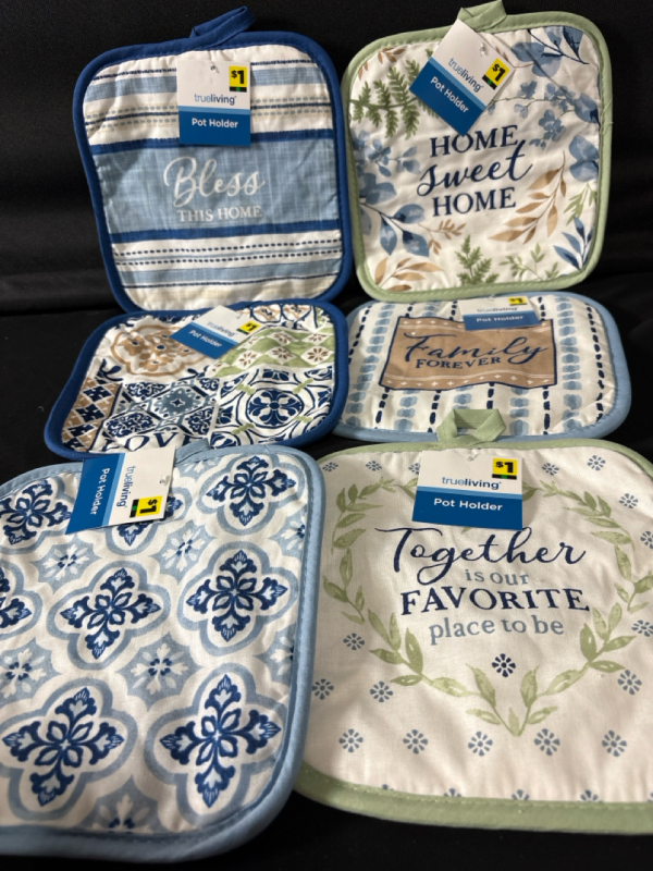 14 New Assorted Trueliving Pot Holder