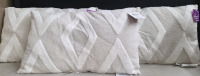3 New | 18" x 11" Decorative Throw Pillows