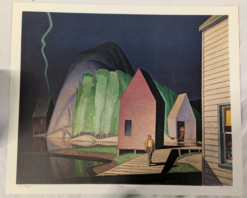 Print of A.J.Casson's (Group of Seven) Prelude. 24" by 20". 406/1750